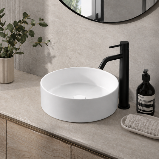 Round Ceramic Vanity Basin