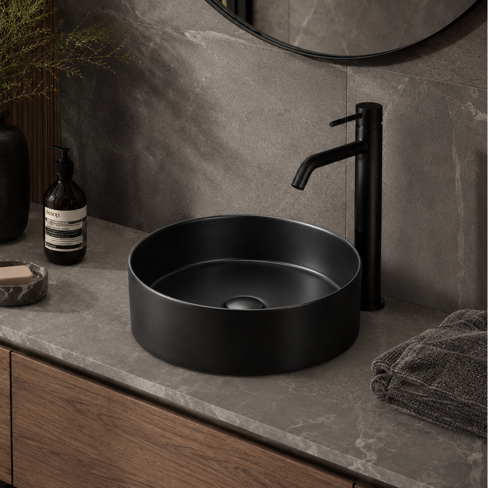Round Ceramic Vanity Basin